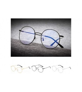 Butterfly Classic Vintage Round Frame Shade Sunglasses Anti Ultraviolet Eyes Glasses - Silver - CT196OMUUK3 $19.29