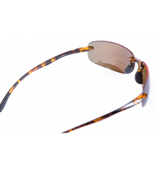 Sport Lovin Polarized Bifocal Reading Sunglasses - Tortoise - CG187ZNWZAS $47.06