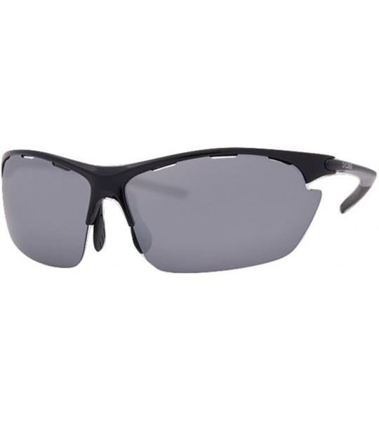 Goggle Kokopelli Polarized Sport Sunglasses - Black-with-silver-mirror-lens - CC17Z4ZCKIT $80.26