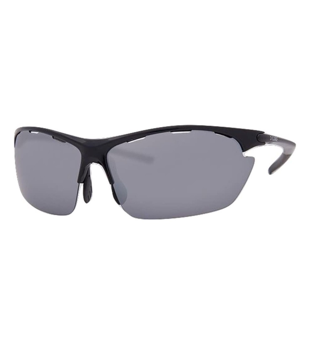 Goggle Kokopelli Polarized Sport Sunglasses - Black-with-silver-mirror-lens - CC17Z4ZCKIT $80.26