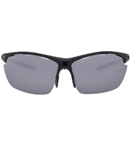 Goggle Kokopelli Polarized Sport Sunglasses - Black-with-silver-mirror-lens - CC17Z4ZCKIT $80.26