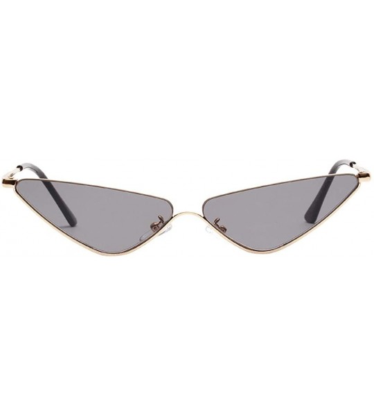 Cat Eye Retro Vintage Narrow Cat Eye Sunglasses for Women Shades Clout Goggles Plastic Frame - B - C318U09MRNU $22.84