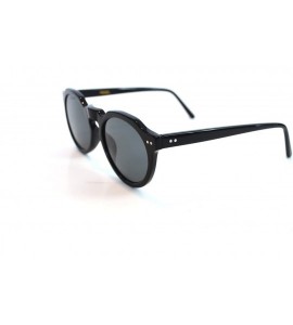 Rectangular Polarized Sunglasses for Men and Women - Wayfarer Style Sunglasses - Midnight - CE182EZGCMT $44.80