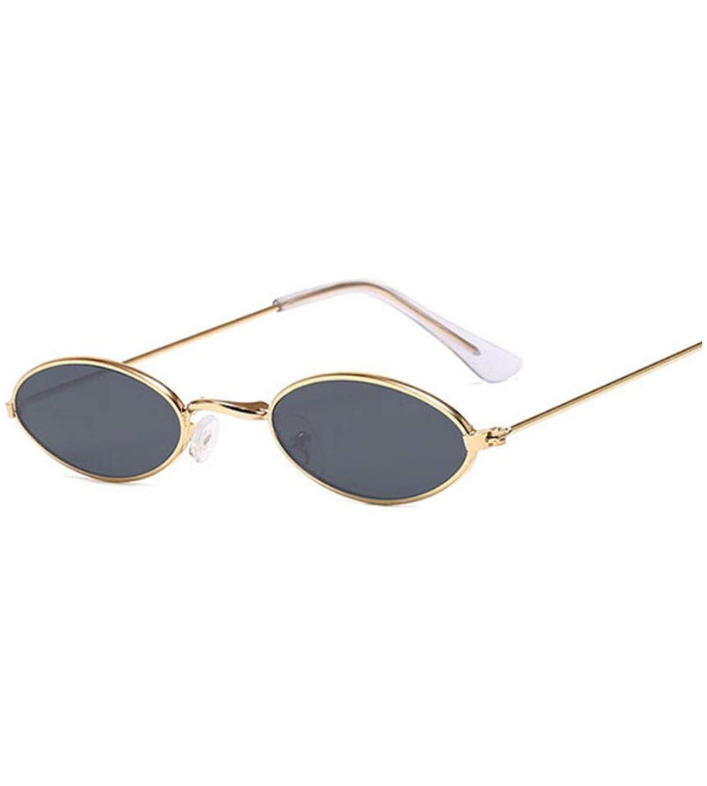 Oval Sunglasses Vintage Glasses Fashion Lunette - C919850RO3N $49.71