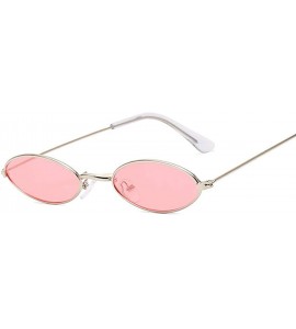 Oval Sunglasses Vintage Glasses Fashion Lunette - C919850RO3N $49.71