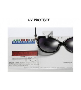 Cat Eye Shades Round Polarized Sunglasses for Women fashion tortoise classic cat eye womens sunglasses - Red - CH18GLQS0MX $2...