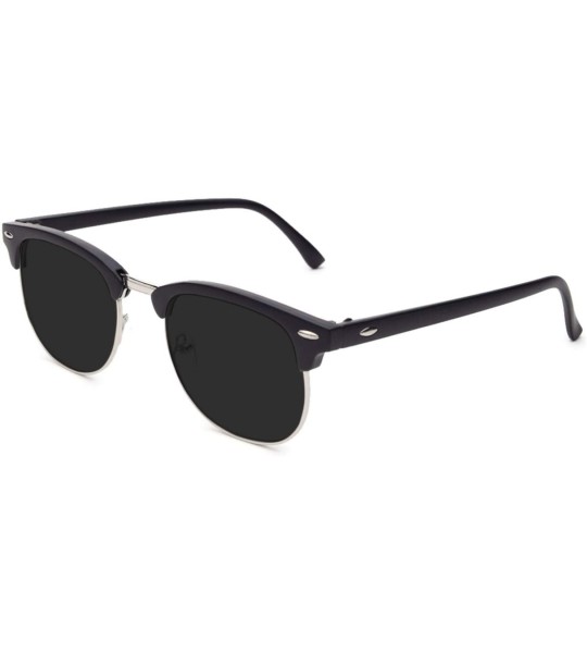 Square Outdoor Distance Polarized Nearsighted Sunglasses -4.25 Driving Myopia Glasses - Black - CX198NYTAM0 $44.39