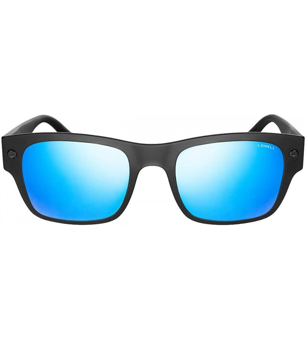 Rectangular Big Sur - Polarized Sunglasses for All - Black - C818E72ME03 $66.58