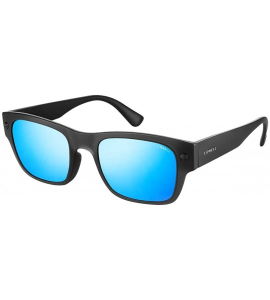 Rectangular Big Sur - Polarized Sunglasses for All - Black - C818E72ME03 $66.58