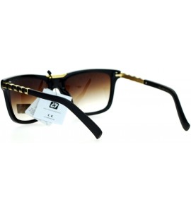 Square VG Occhiali Sunglasses Womens Square Frame Designer Style Shades - Black (Brown) - CD187LK58OZ $20.13