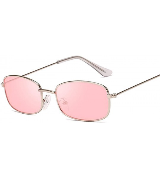 Square Rectangle Sunglasses Men Women Sun Glasses Fashion Summer Gafas Feminino Oculos De Sol - Goldg15 - C8197A34SDG $52.32