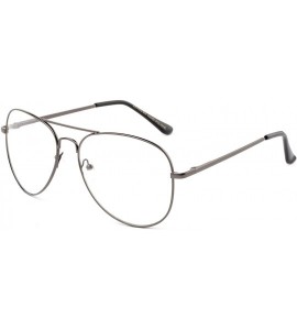 Aviator Clear Aviator Fun Costume Eye Glasses Classic Vintage Fun Props Clear Lenses Frames - C5185QEDL78 $22.88