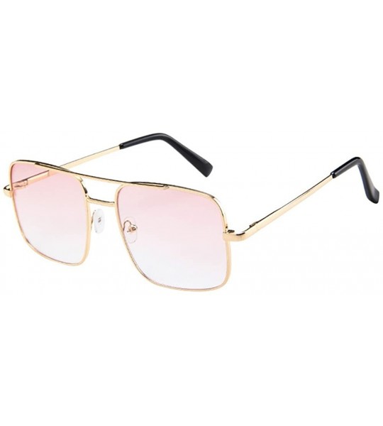 Square Women's Oversized Square Sunglasses (Style I) - CF196GYMCU6 $18.67