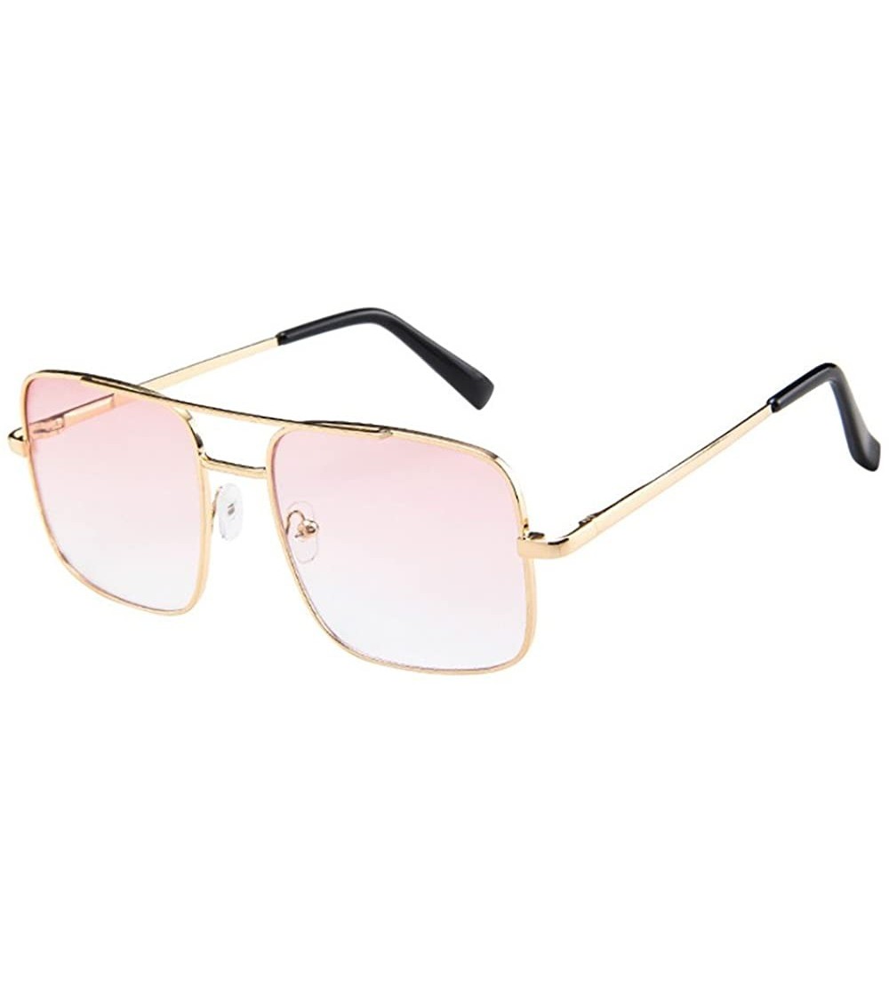Square Women's Oversized Square Sunglasses (Style I) - CF196GYMCU6 $18.67