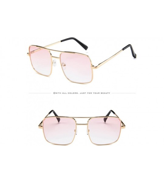 Square Women's Oversized Square Sunglasses (Style I) - CF196GYMCU6 $18.67