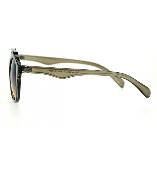 Aviator Retro Designer Fashion Sunglasses Top Metal Bar Bridge Unisex UV 400 - Gray - C91206IF63D $19.48