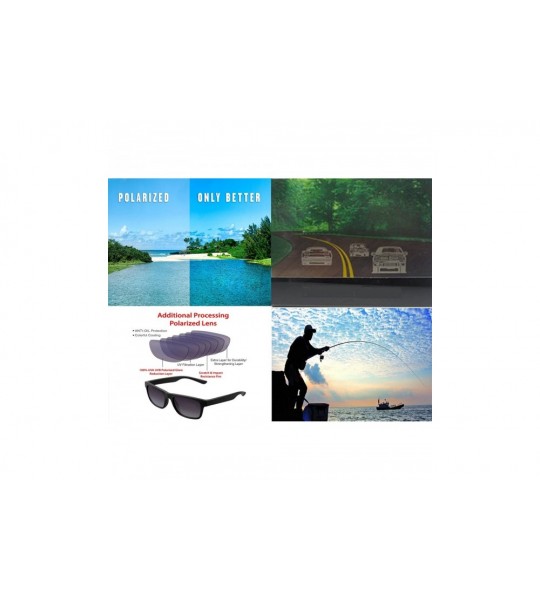 Wayfarer Clear Bifocal - Polarized Magnetic Clip on - Polarized Sunglasses New Arrived - CP18LM4CCK0 $50.13