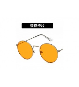 Goggle Fashion Classic Retro Round Sunglasses Women Mirror Sun Glasses Vintage Luxury Female Shades UV400 - 1 - CQ198A3Y8K0 $...