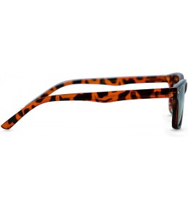 Square Seymore Retro Reading Sunglasses - NOT Bifocals - Tortoise - CP17Y7O2DUM $40.83