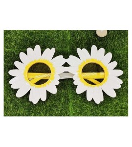 Semi-rimless Cute Round Sunglasses Flower Shaped Sunglasses Kids Sunglasses for Boys Girls Party Gifts - Yellow - CC190HU47I3...