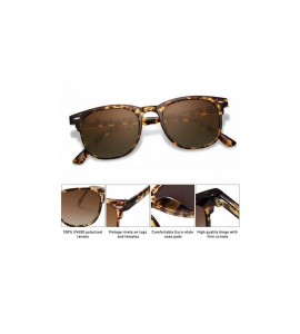 Oversized Retro Square UV400 Polarized Sunglasses Flexible TR90 Frame FANTASY SJ2112 - CK199X8O4H4 $30.00