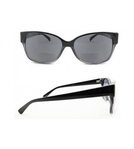 Wayfarer Wayfarer Retro Bifocal Sunglasses for Men and for Women. - Jet Black - CG11I6C4T2L $22.51