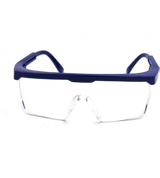 Rectangular Medical Safety Glasses Surgical Liquid Splash Shield Cushion Meets ANSI Z87.1 - Blue - CG19748WN0L $28.12