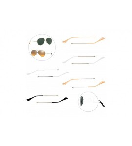 Aviator Replacement Temple Tips Arms for Aviator RB3025 3025 Sunglasses Repair Kit (Black-White) - Black-white - CP18T728N42 ...