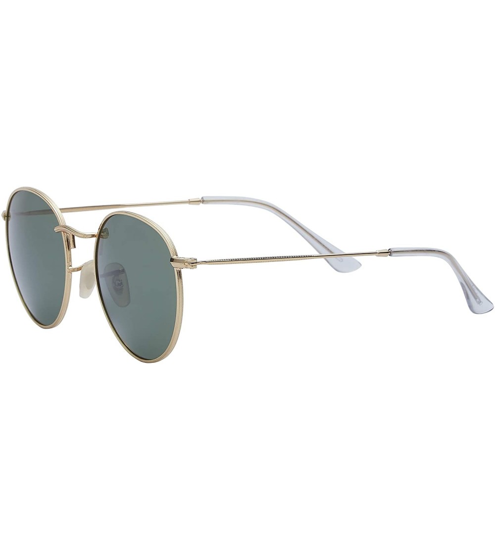 Aviator Premium Round Sunglasses For Women/Men Polarized Lens UV400 Protection - Arista-g-15 Lens-gold Frame - CB18GMTNOL8 $4...