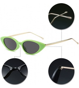 Oversized Womens Fashion Small-Frame Glasses Sunglasses Vintage Metal Frame UV400 - Style 05 - CQ18GUIZ73X $21.21