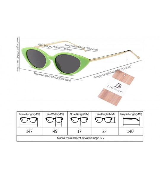 Oversized Womens Fashion Small-Frame Glasses Sunglasses Vintage Metal Frame UV400 - Style 05 - CQ18GUIZ73X $21.21