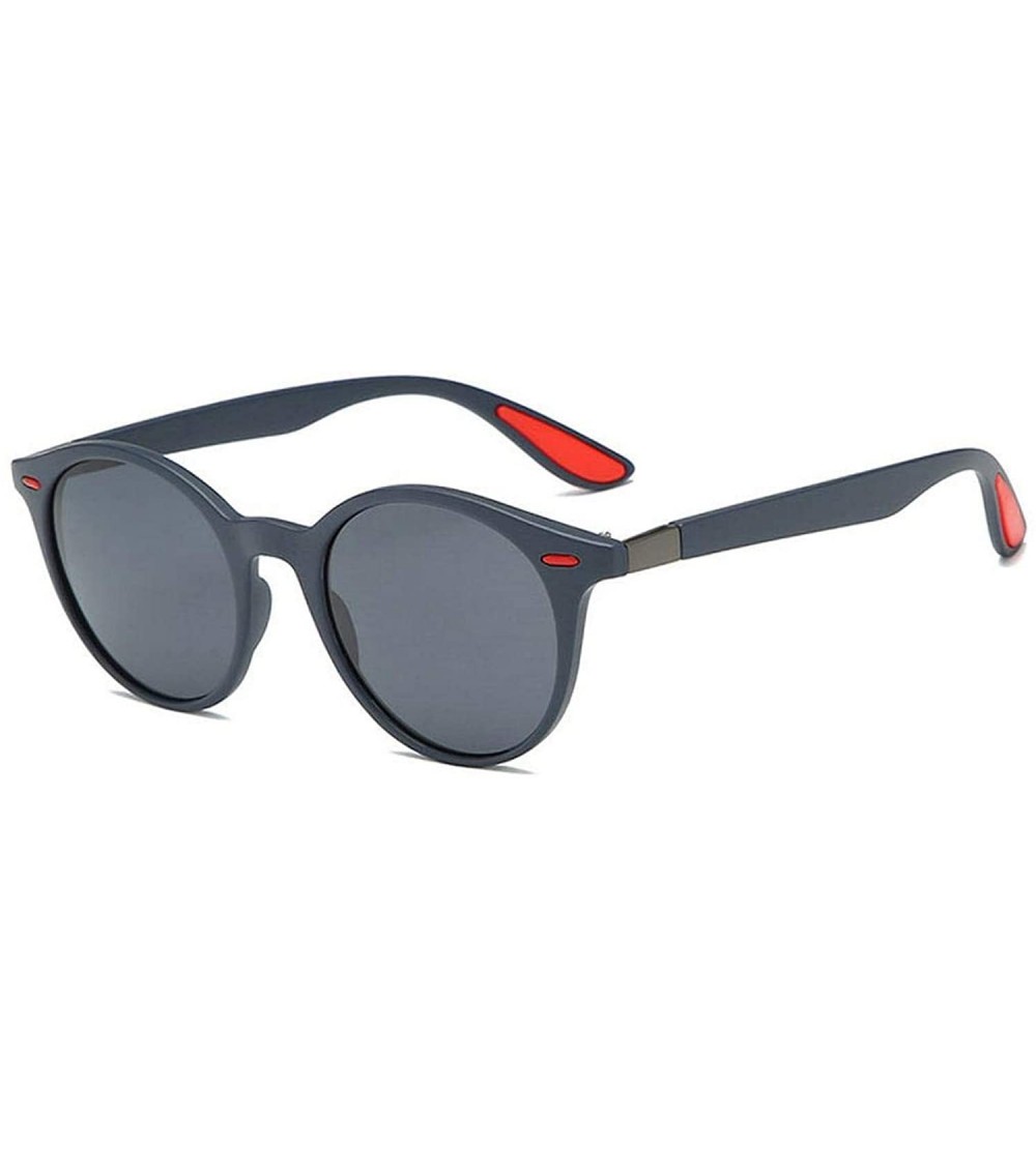 Square Outdoor Polarized Men Sunglasses Luxury Round Rivet Women Sun Glasses Mens Driving Sunglass Womens - Sand Blue - CP197...