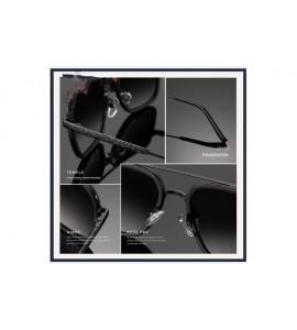 Aviator 20/20 Brand Design Polarized Sunglasses Men Driving Printing C01BlackP-Smoke - C04gunsmoke - C118Y3O662C $35.71