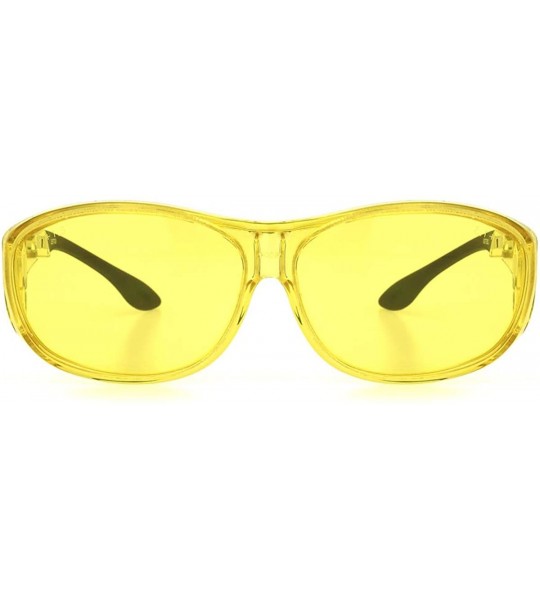 Rectangular Guardian Pro-defense Rectangular Fits Over Safety Glasses - Yellow - C1196H32O2M $30.05