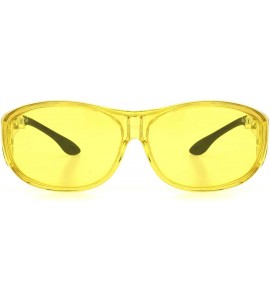 Rectangular Guardian Pro-defense Rectangular Fits Over Safety Glasses - Yellow - C1196H32O2M $30.05