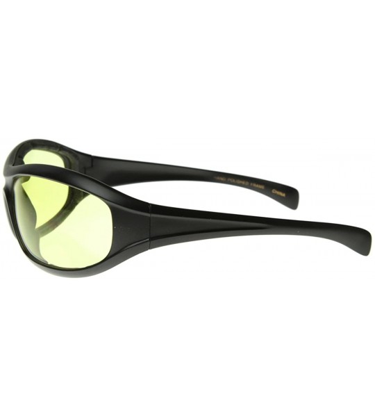 Goggle Large Riding Lens Padded Goggles Protective Eyewear Glasses Safety/Active/Sports (Black Yellow) - CZ116NLASLR $26.00