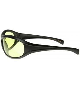 Goggle Large Riding Lens Padded Goggles Protective Eyewear Glasses Safety/Active/Sports (Black Yellow) - CZ116NLASLR $26.00