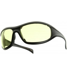 Goggle Large Riding Lens Padded Goggles Protective Eyewear Glasses Safety/Active/Sports (Black Yellow) - CZ116NLASLR $26.00