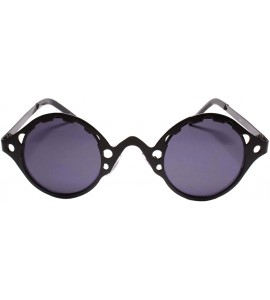 Round Classy Exotic Mens Womens Unique Retro Steampunk Fashion Round Sunglasses - CF199ERNY08 $25.29