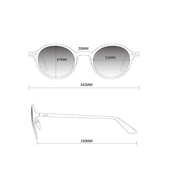 Aviator Classic Small Round Retro Sunglasses - Tortoise Frame /Mirror Green Lens - CF12GO6D0YN $30.72