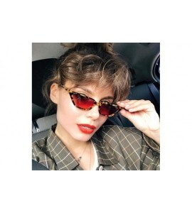 Rimless Women Fashion Cat Eye Classic Sunglasses Retro Unisex Casual Eyewear - F - C218TLY3K3K $17.34