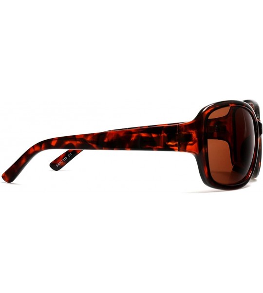 Oval Women's Bifocal Reading Sunglasses Fashion Readers for Under the Sun Square Sunglasses - Tortoise - CI11H0DW1NV $43.78