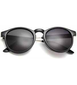 Oversized Retro Round Sunglasses Women Men Brand Design Transparent Female Sun glasses - 4 - CN18W7HXLGR $40.95