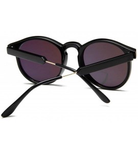 Oversized Retro Round Sunglasses Women Men Brand Design Transparent Female Sun glasses - 4 - CN18W7HXLGR $40.95