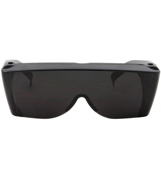 Wrap 1 Pcs Extra Large Fit Cover Over Most Sunglasses Safety Drive Put - Choose Color - Black - C518NLU0S47 $40.39