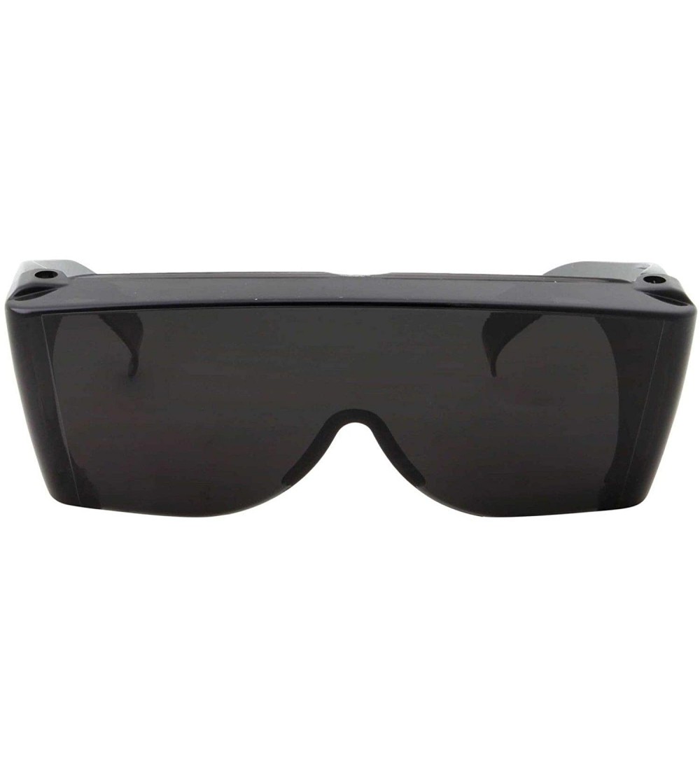 Wrap 1 Pcs Extra Large Fit Cover Over Most Sunglasses Safety Drive Put - Choose Color - Black - C518NLU0S47 $40.39