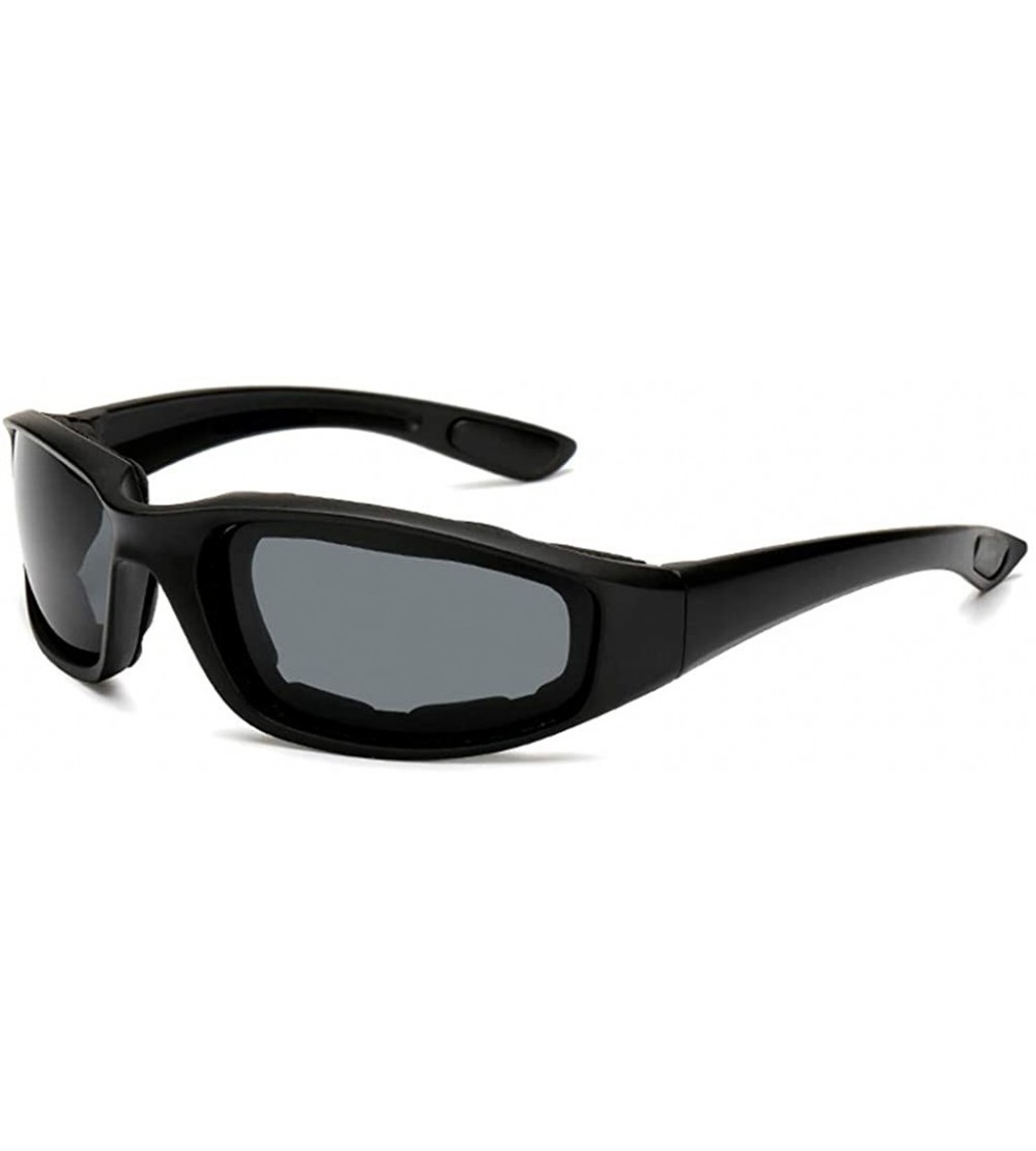 Goggle Sunglasses Anti Glare Polarized Glasses Driving - Black - C818TK5E4EO $20.70