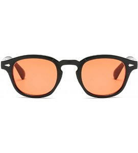 Round Classic Retro Designer Style Sunglasses for Men or Women AC PC UV400 Sunglasses - Red - CC18SZTL6S5 $27.60