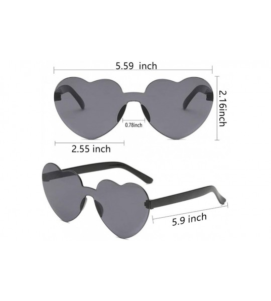 Rimless attractive Sunglasses Accessories Eyeglasses - CG18RKX7ZW8 $17.75