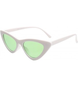 Cat Eye Cat Eye Sunglasses Women Vintage Retro Clout Goggles Cateye Sun Glasses - White - C518CUS6KS8 $19.80